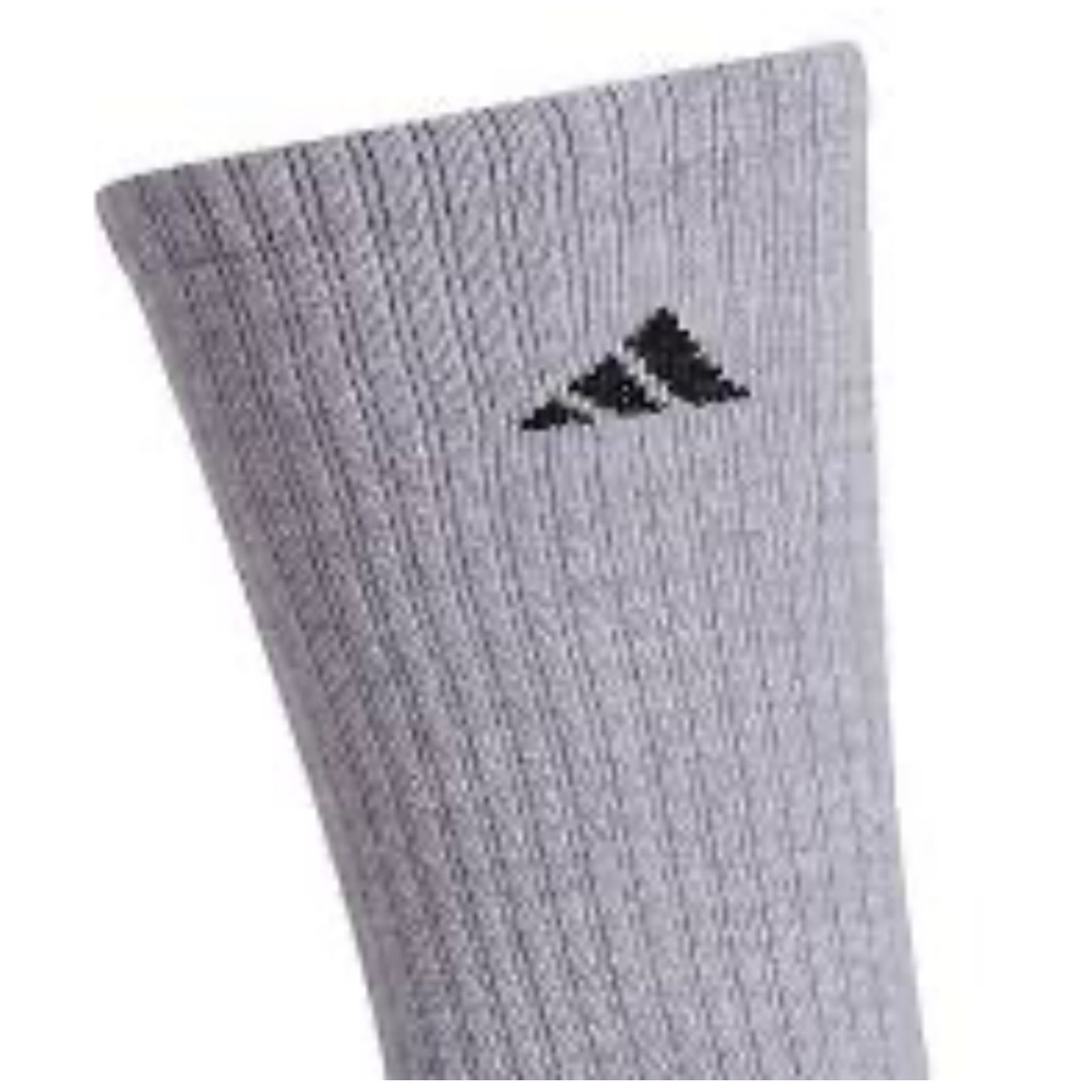 NWOT men’s adidas grey crew socks, one pair